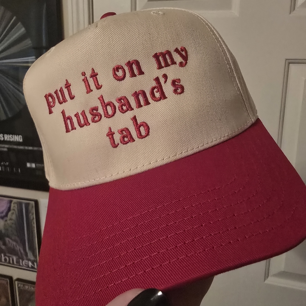 Red and Cream Trucker Hat